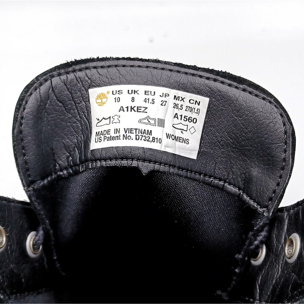 Timberland Sensorflex Charcoal Suede Waterproof Lace-Up Boots, Snakeskin Detail - Picture 12 of 16